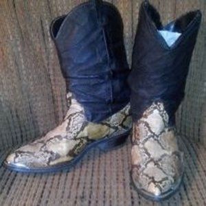 Women's Vintage Dingo Python Snake Boots